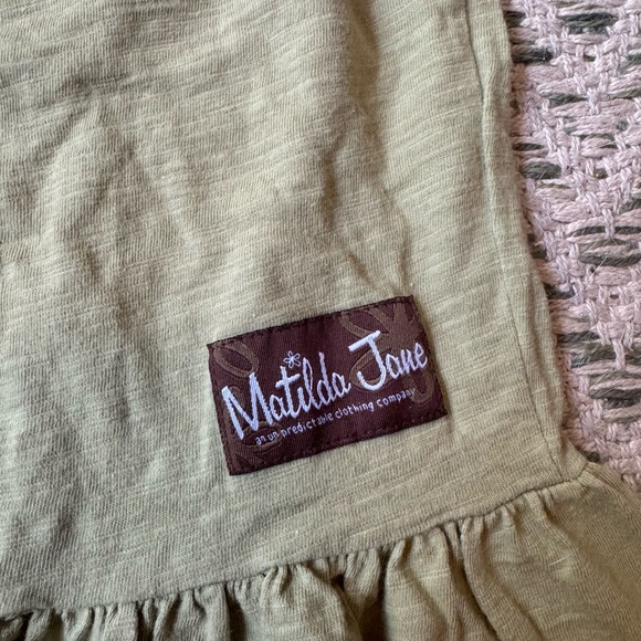 Matilda Jane flare pants green Girls Size 4 - Picture 2 of 5